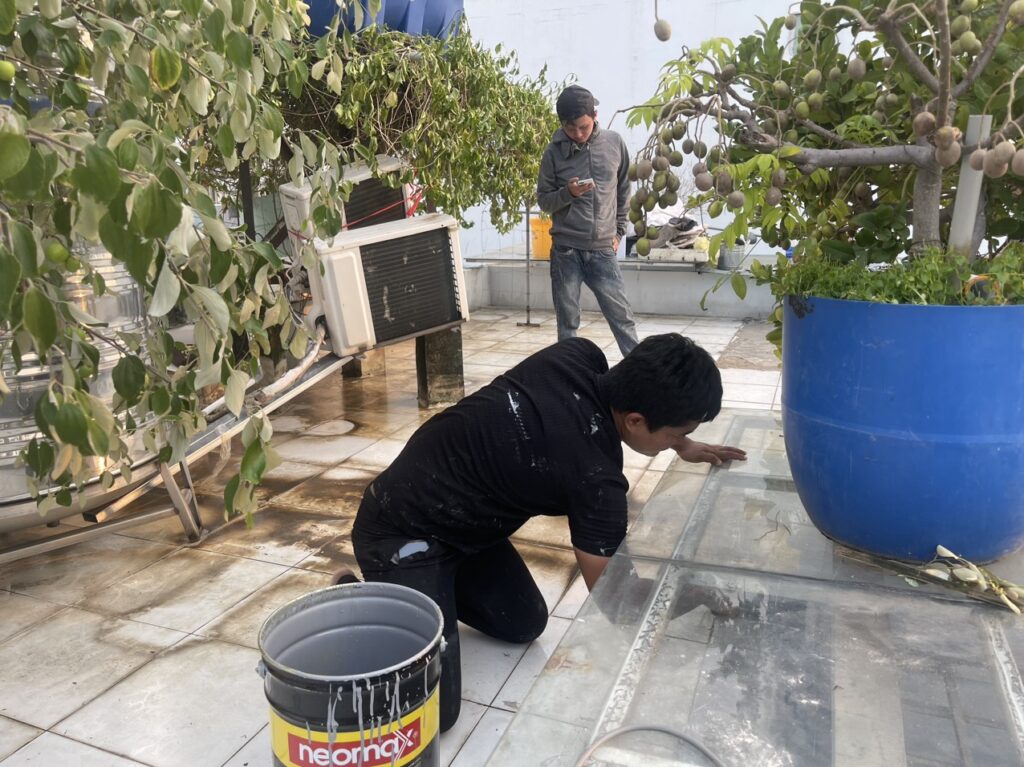 Hình ảnh chống thấm nhà miền nam - Sân Thượng